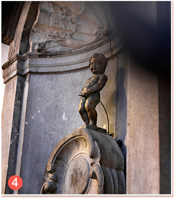 ④小便小僧　Ⓒvisitflanders （イメージ）