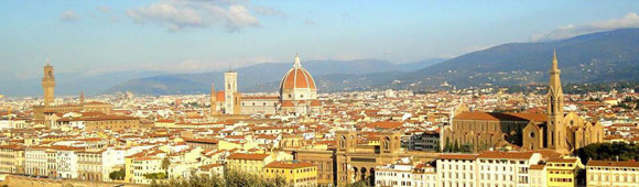 ミケランジェロ広場から見るフィレンツェの街並み（イメージ）