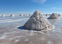 塩の堆積場(イメージ)