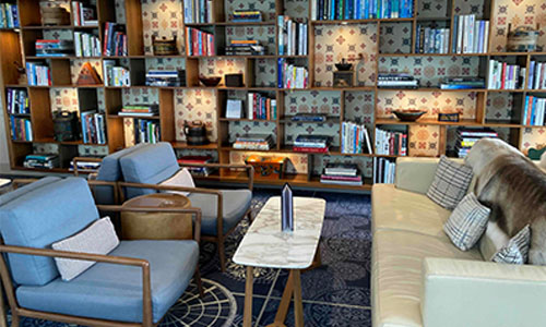 本棚・ラウンジ（イメージ）