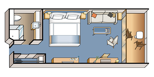 ペントハウス・ベランダ（イメージ）