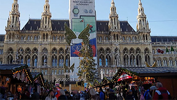 ウィーン市庁舎のクリスマス（イメージ）