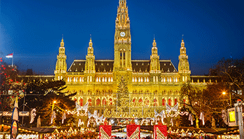 ウィーン市庁舎のクリスマス（イメージ）