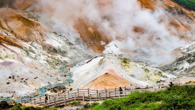 登別地獄谷（イメージ）