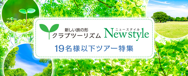 【東京23区発 列車・飛行機ツアー】19名様以下ツアー特集