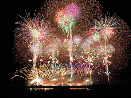 能代の花火(イメージ)