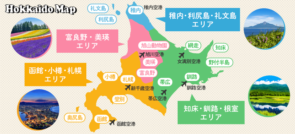 北海道マップ