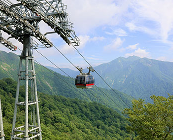 谷川岳ロープウェイ（イメージ）