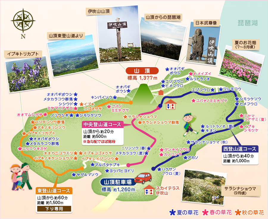 伊吹山周辺の観光地情報 伊吹山ツアー 旅行 クラブツーリズム