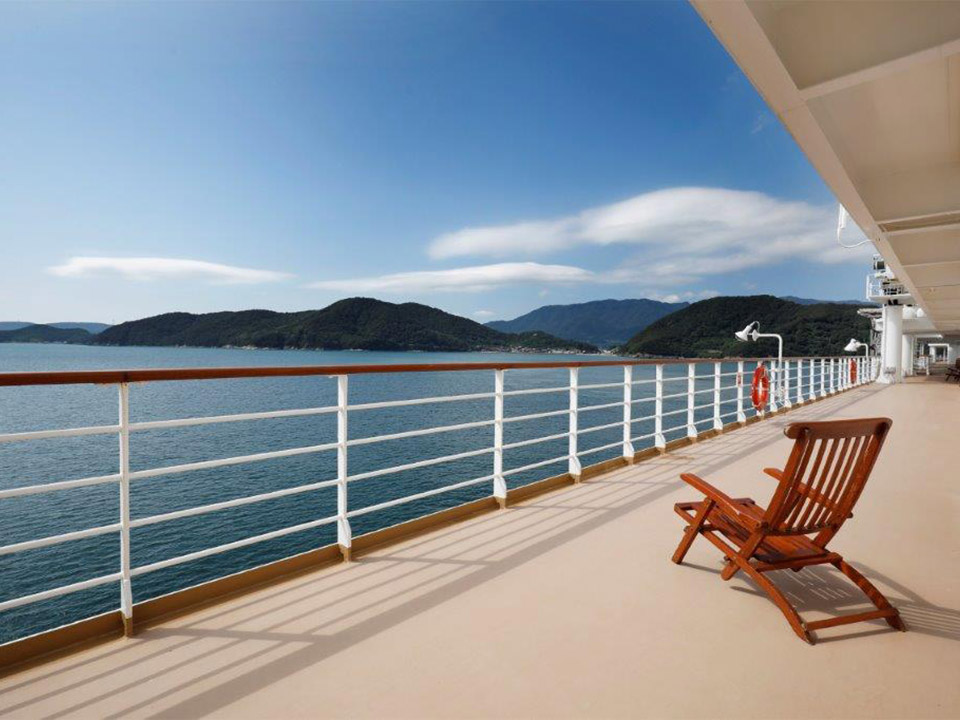 船上から見る風景（イメージ）