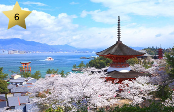 宮島の桜イメージ