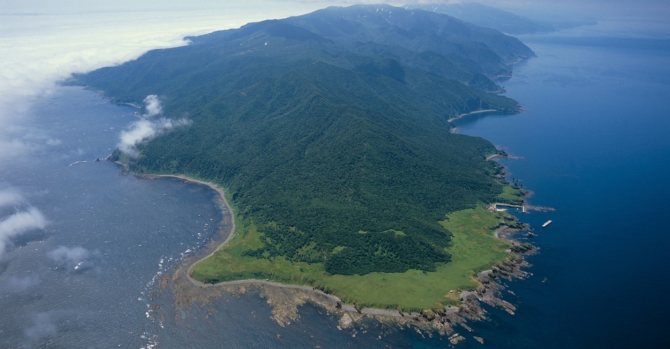 知床半島 空撮（イメージ）