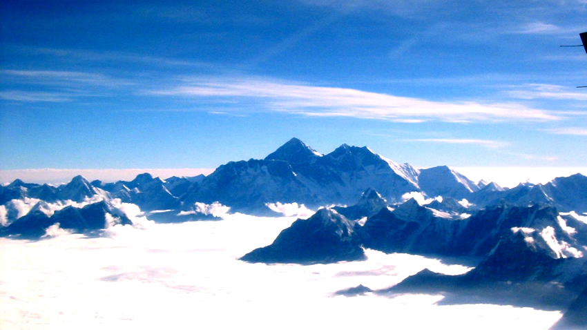 機内からの眺め（イメージ）