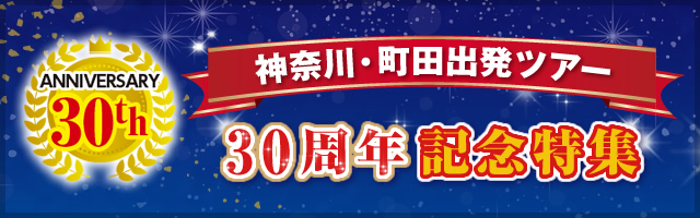 神奈川・町田出発ツアー30周年記念特集ツアー・旅行