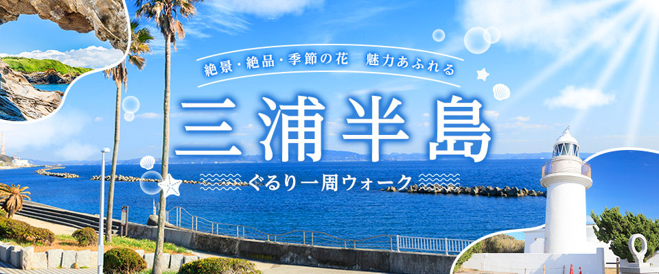 三浦半島ぐるり一周ウォーキングツアー・旅行