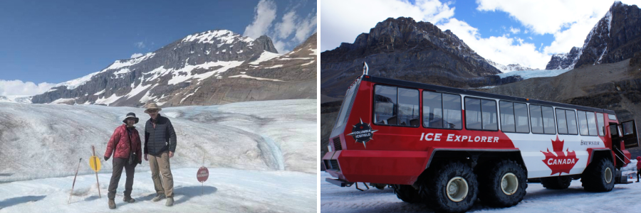 氷河体験と雪上車（イメージ）