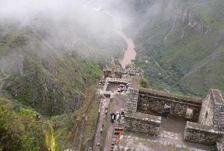 ワイナピチュ頂上付近のイメージ