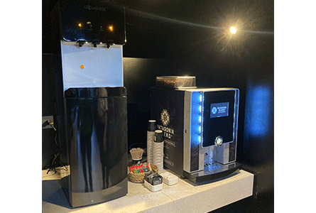 コーヒーマシンは各棟に設置（イメージ）