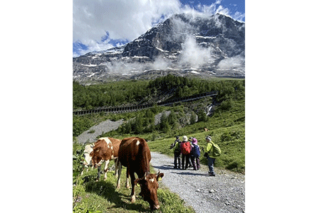 アイガー北壁直下・アイガートレイル（イメージ）