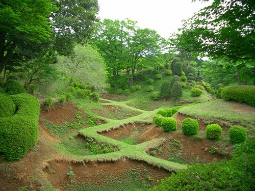 箱根山中城址（イメージ）
