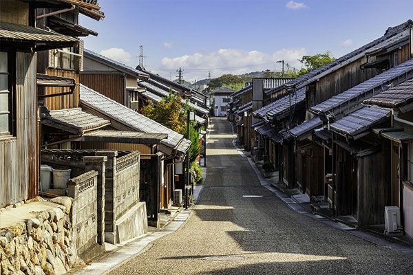 関宿 宿場町の町並み 三重県亀山市（イメージ）