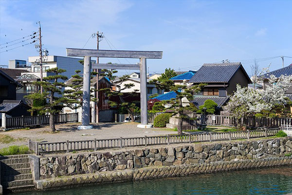 七里の渡跡 三重県桑名市（イメージ）