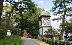 呉海軍工廠施設に設置されていた塔時計(入船山記念館)