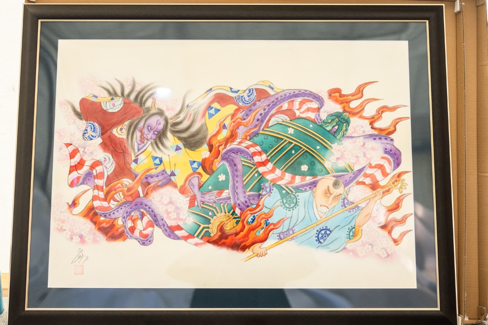 2026年・北村麻子さん作『道成寺』下絵（撮影：成田恭平）