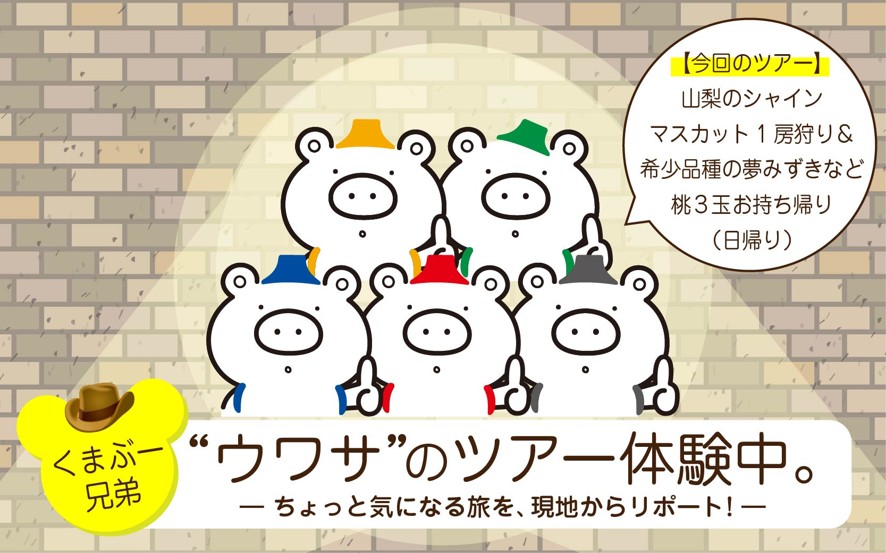 ウワサのツアー体験中